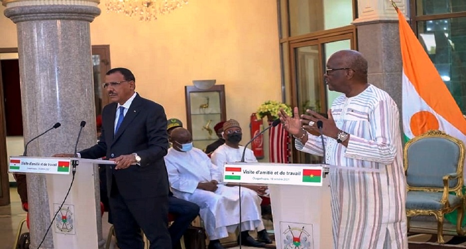 Les présidents burkinabè et nigérien décident de faire front commun contre le terrorisme
