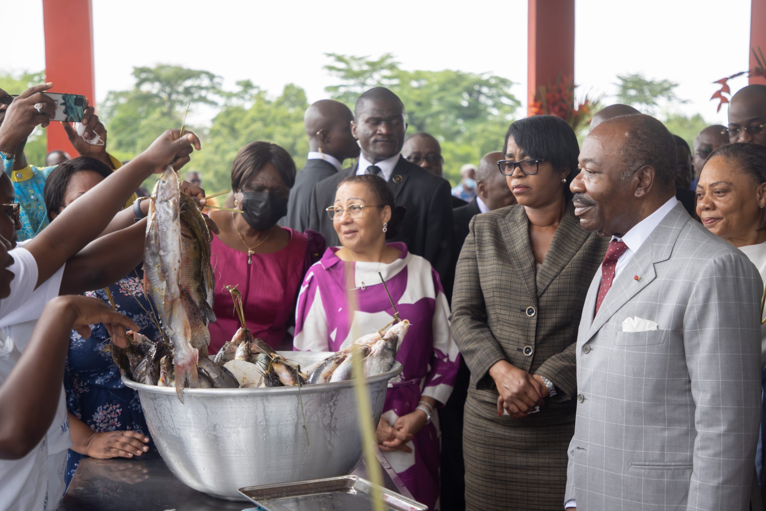 La président gabonais Ali Bongo dans la province de l’Ogooué-Lolo pour la 1ère fois depuis six ans