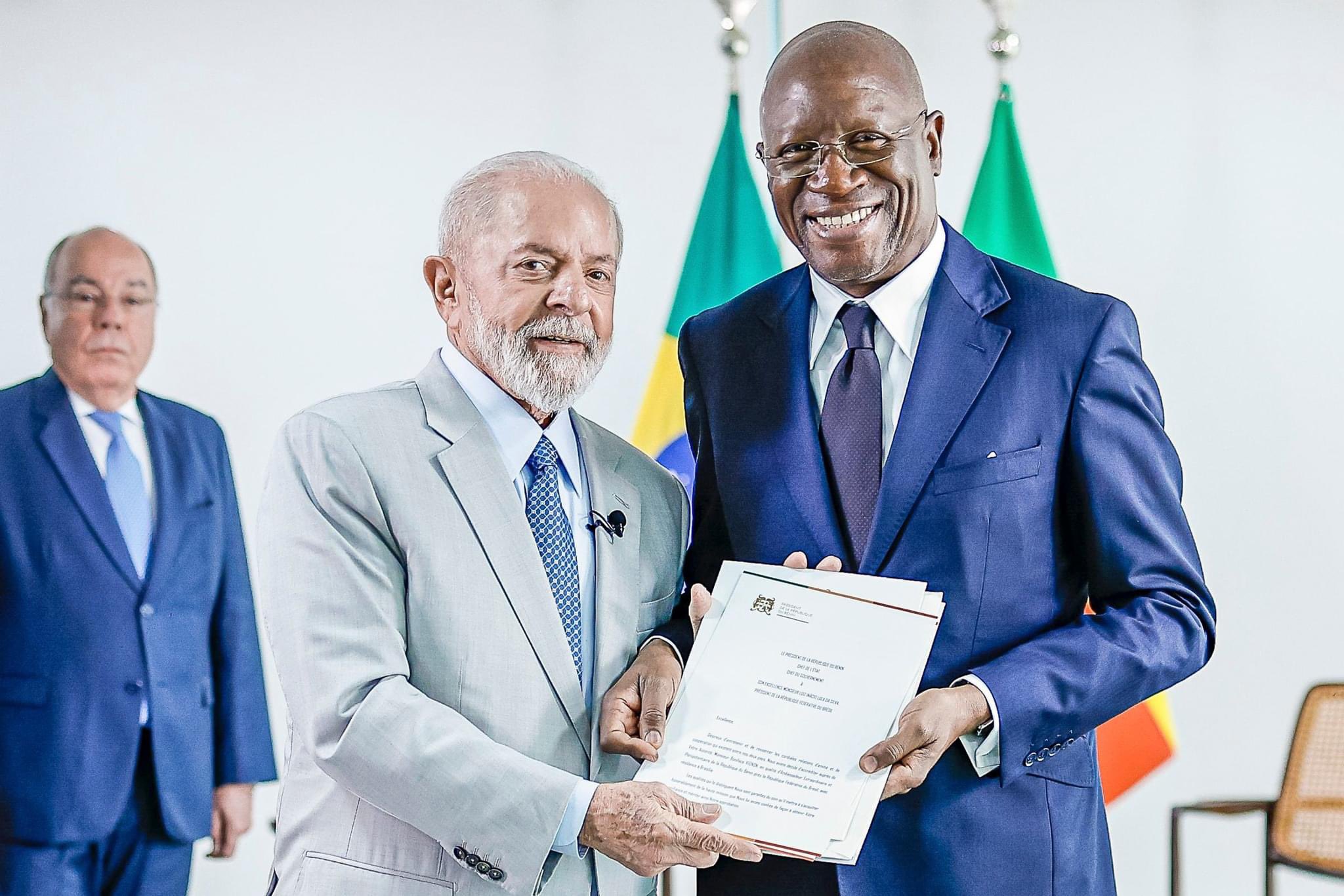 Brésil-Bénin : Les Présidents Talon et Lula conviennent de faire de la coopération bilatérale «une vitrine de l’action du Brésil en Afrique»