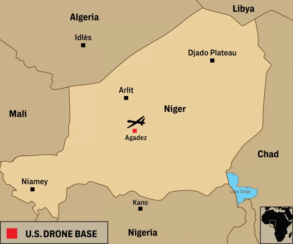 Les 1100 soldats américains quitteront le Niger au plus tard le 15 septembre prochain
