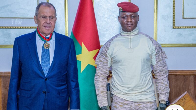 Lutte contre le terrorisme : La Russie promet plus d’aide militaire au Burkina Faso