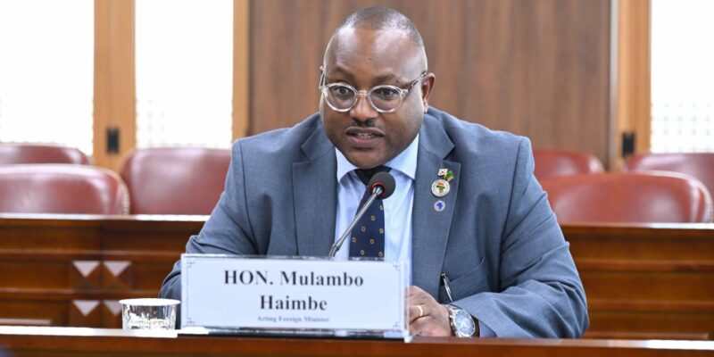 Mulambo Haimbe confirmé à la tête de la diplomatie zambienne