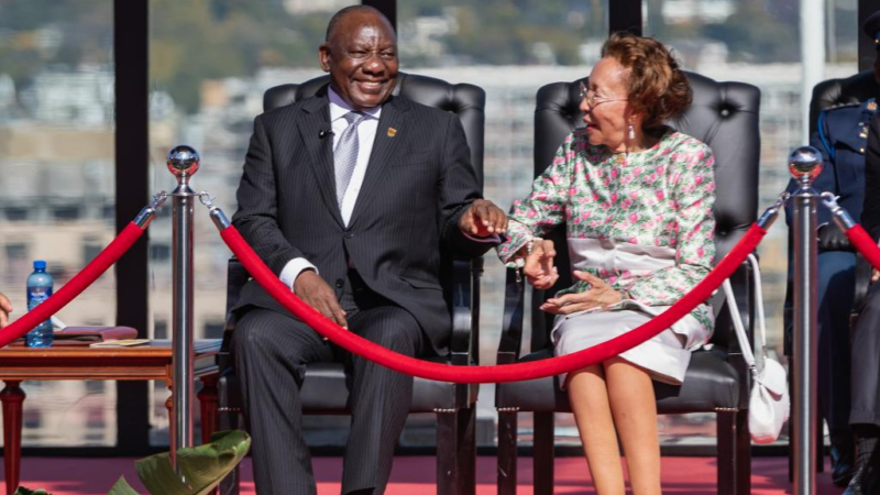 Le président sud-africain, Cyril Ramaphosa prête serment pour un second quinquennat jusqu’en 2029