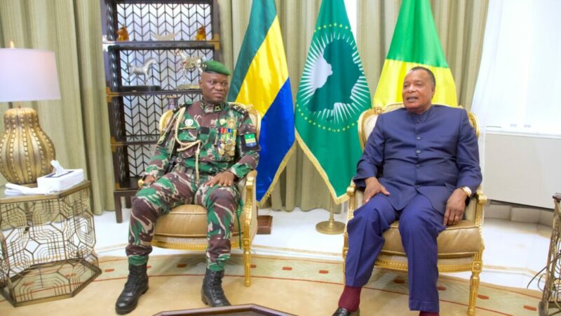 Le président gabonais, Oligui Nguema reçu mercredi à Brazzaville par son homologue Sassou Nguesso