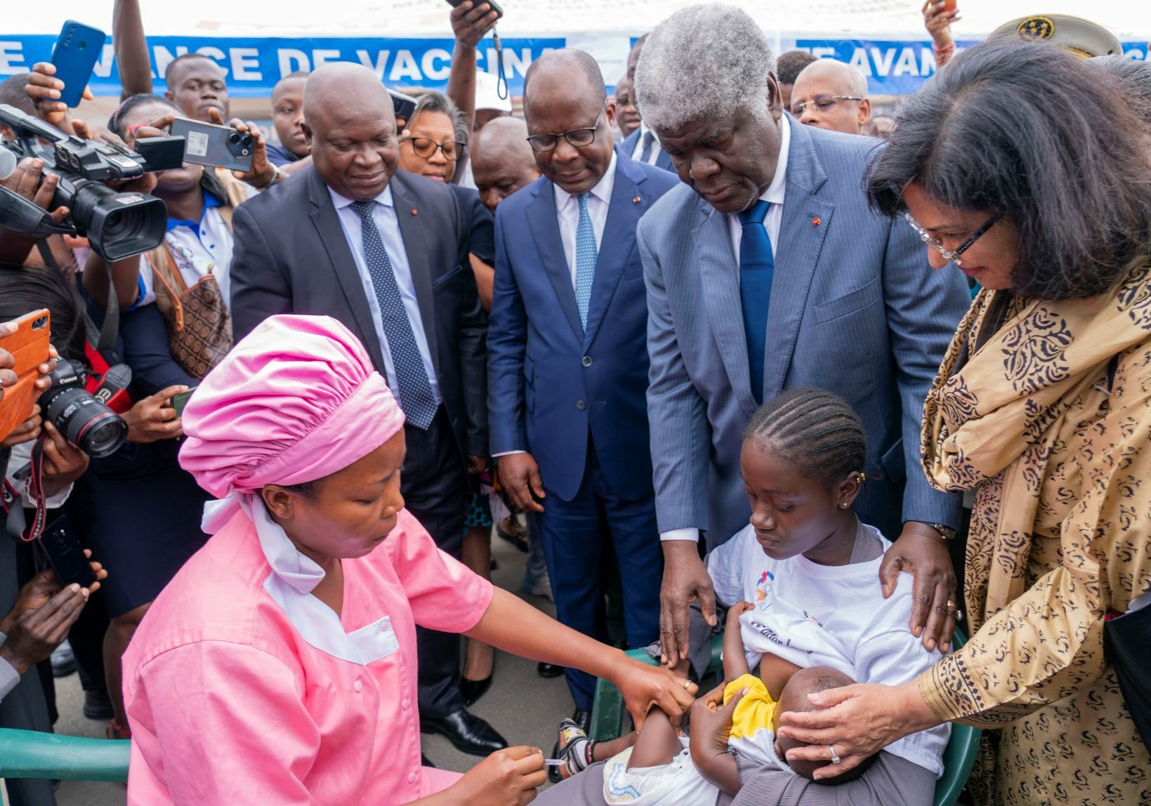 Lancement en Côte d’Ivoire d’une campagne de vaccination des enfants de 6 à 23 mois contre le paludisme