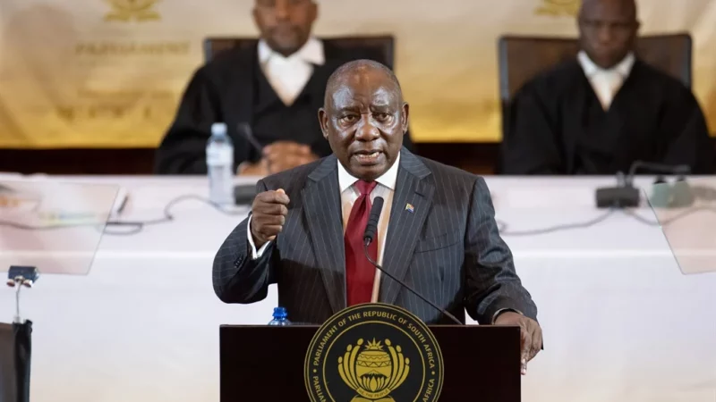 Afrique du Sud : Le Président Cyril Ramaphosa dévoile les priorités de son gouvernement devant le Parlement