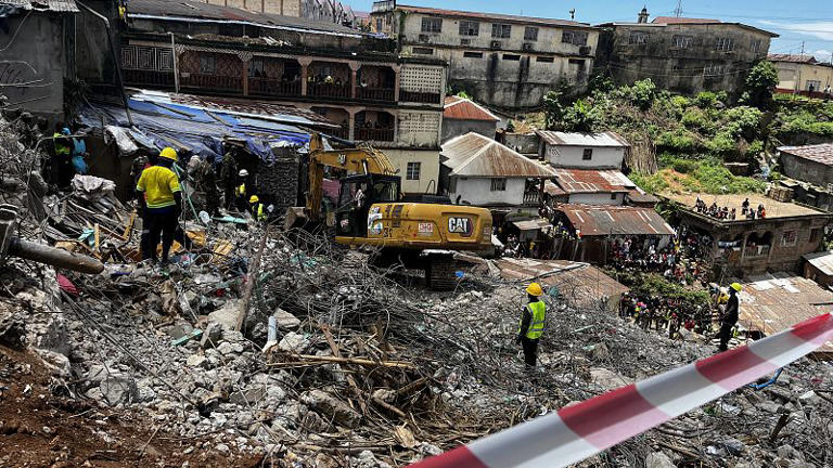 Sierra Leone: L’effondrement d’un immeuble de sept étages à Freetown tue au moins 15 personnes (Officiel)