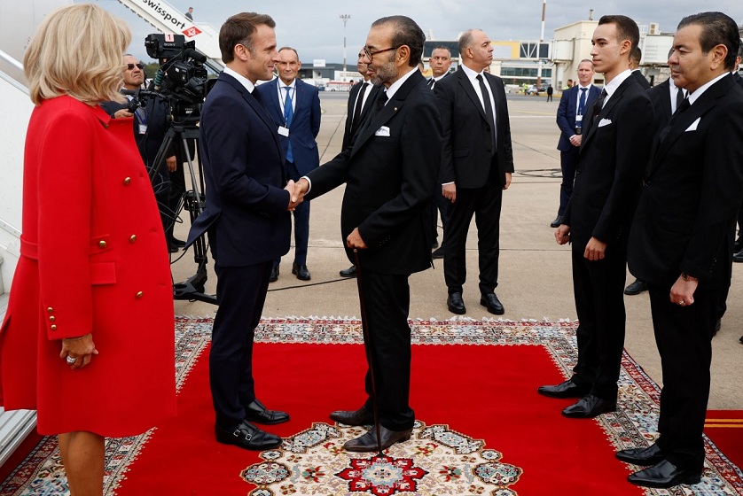 Le président Français, Emmanuel Macron entame une visite d’Etat de trois jours au Maroc, à l’invitation du Roi Mohammed VI