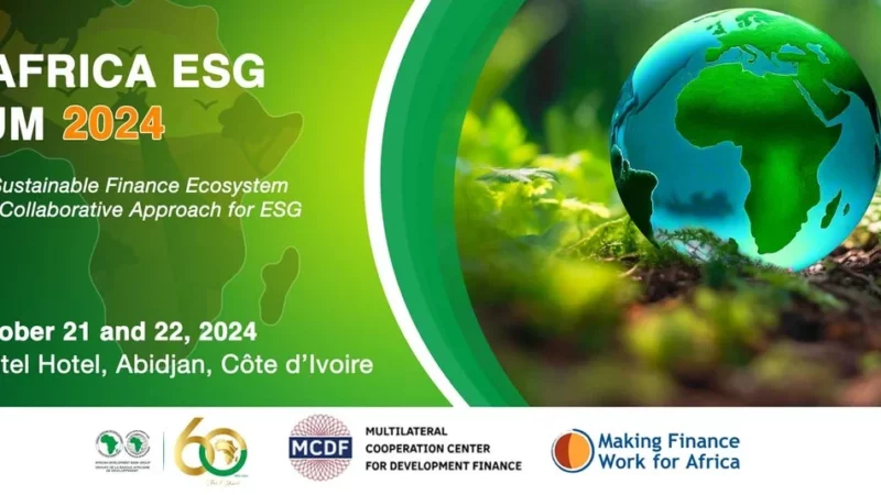 Ouverture du Forum Africa ESG 2024 en Côte d’Ivoire