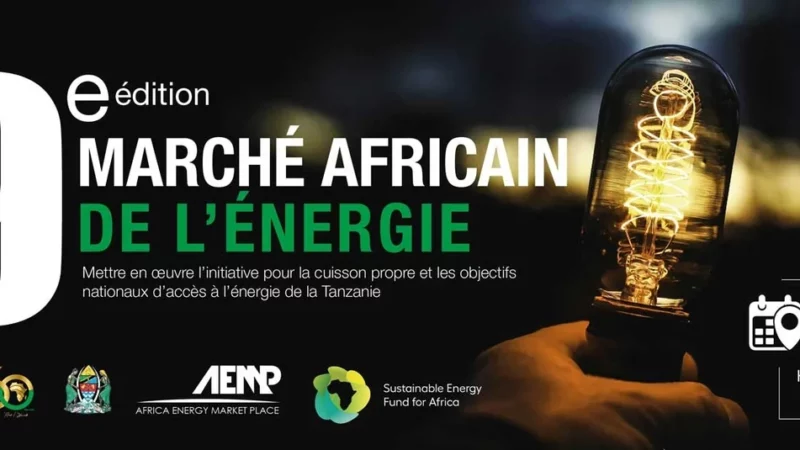 La Tanzanie va accueillir la 9e édition du Marché africain de l’énergie du 16 au 17 octobre 2024