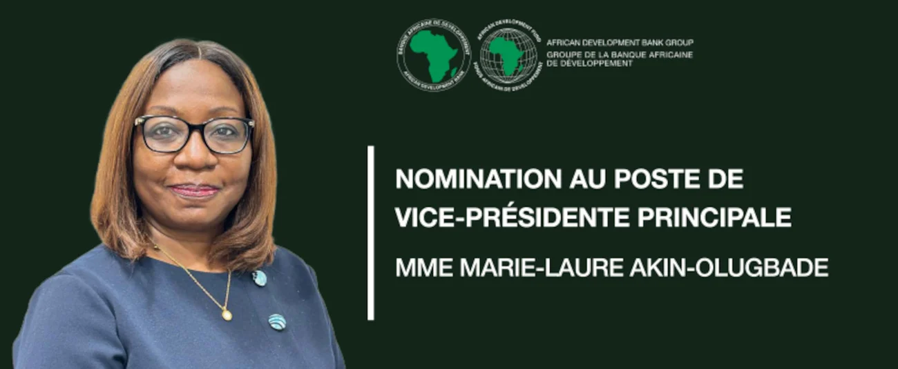 La BAD nomme la camerounaise Marie-Laure Akin-Olugbade au poste de Vice-présidente principale