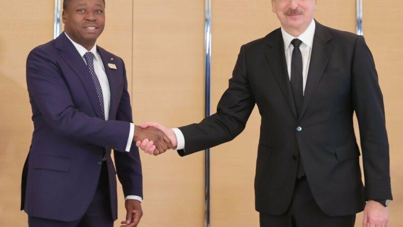 La coopération Lomé-Bakou au centre d’un entretien entre les président togolais, Gnassingbé et azerbaïdjanais, Aliyev