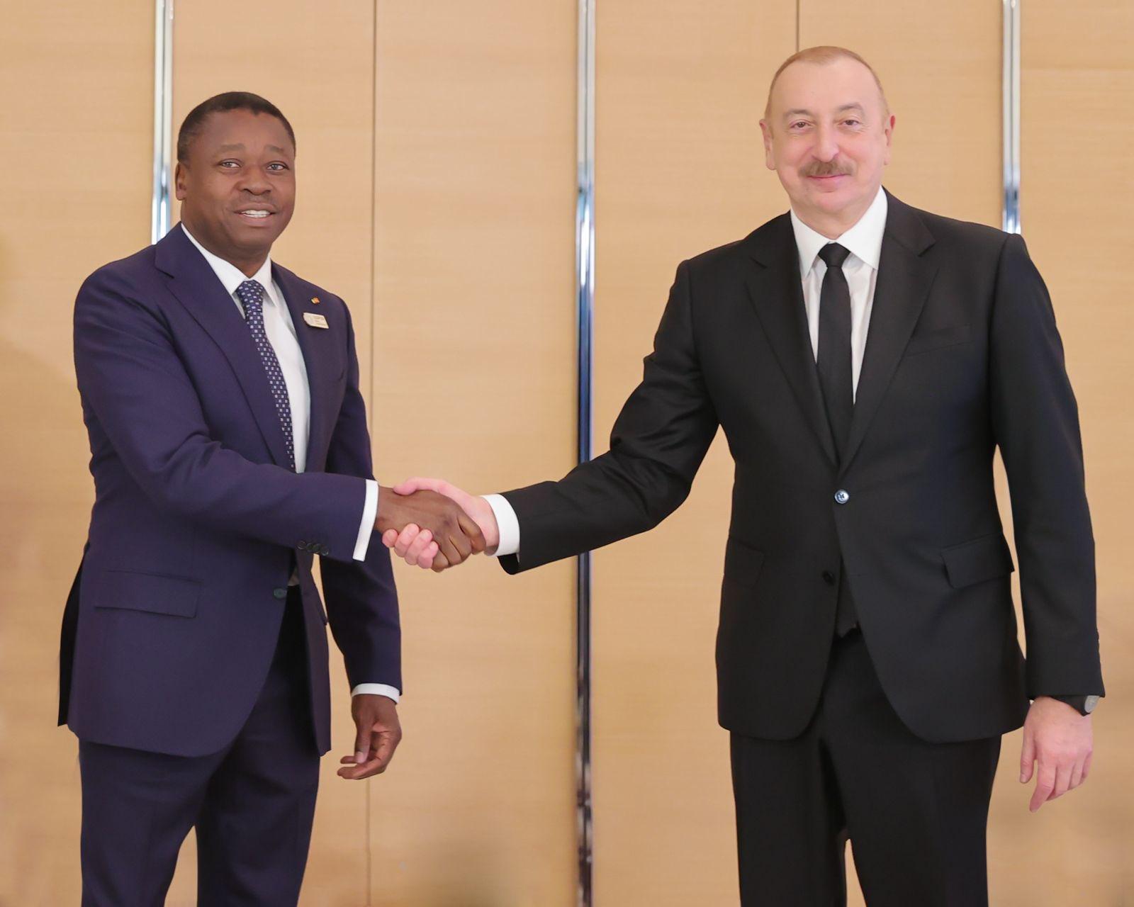 La coopération Lomé-Bakou au centre d’un entretien entre les président togolais, Gnassingbé et azerbaïdjanais, Aliyev