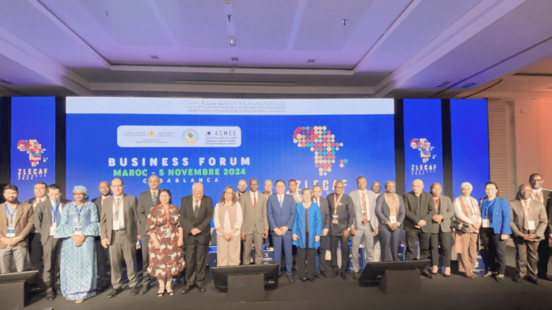 La première édition du ‘Business Forum ZLECAF’ tenue à Casablanca confirme la qualité du Maroc comme hub incontournable en Afrique