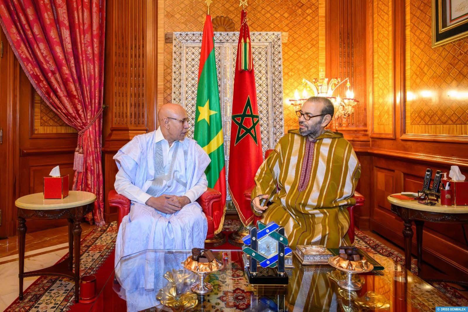 Le Roi Mohammed VI reçoit à Casablanca le président de la Mauritanie 