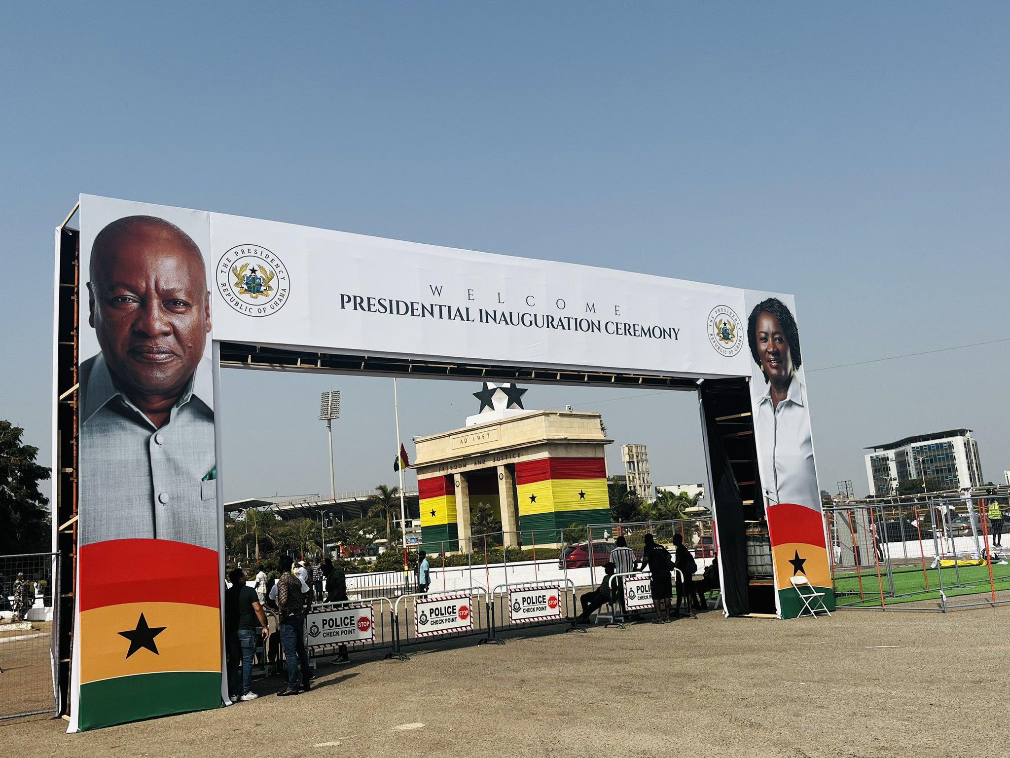 John Mahama investi ce mardi pour un nouveau et dernier mandat à la tête du Ghana