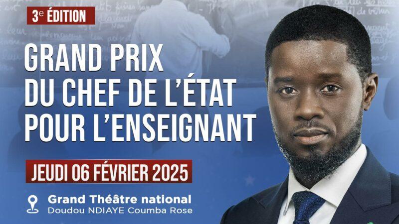 Sénégal : Remise ce jeudi du Grand Prix du Chef de l’Etat pour l’enseignant