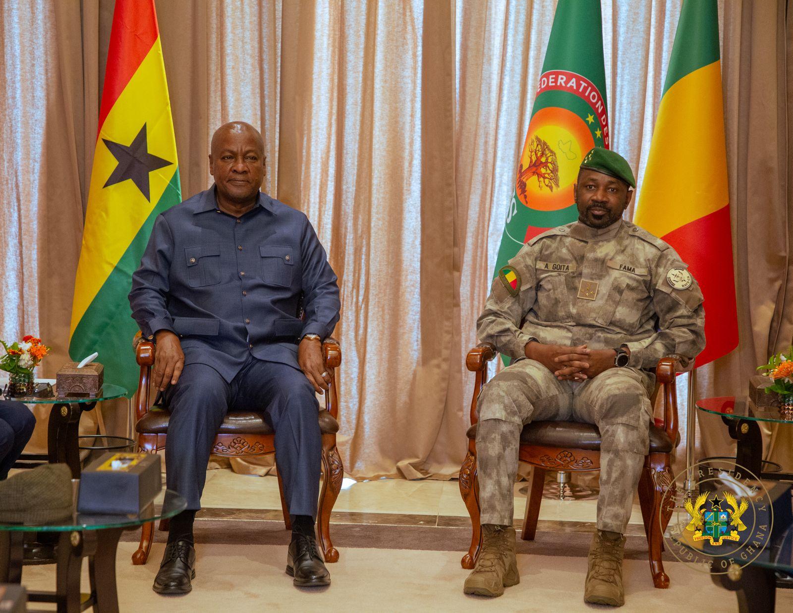 Courte tournée du président ghanéen, John Mahama dans les 3 pays de l’AES